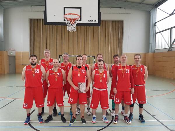 Platz 3 der Grey Devils vom BBC Cottbus