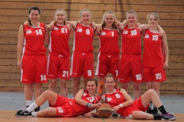 Damenmannschaft Lady Devils vom BBC Cottbus